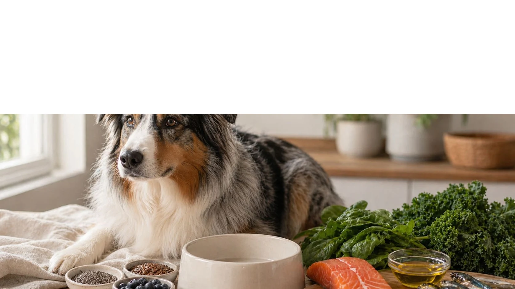 Illustrative dog nutrition photograph