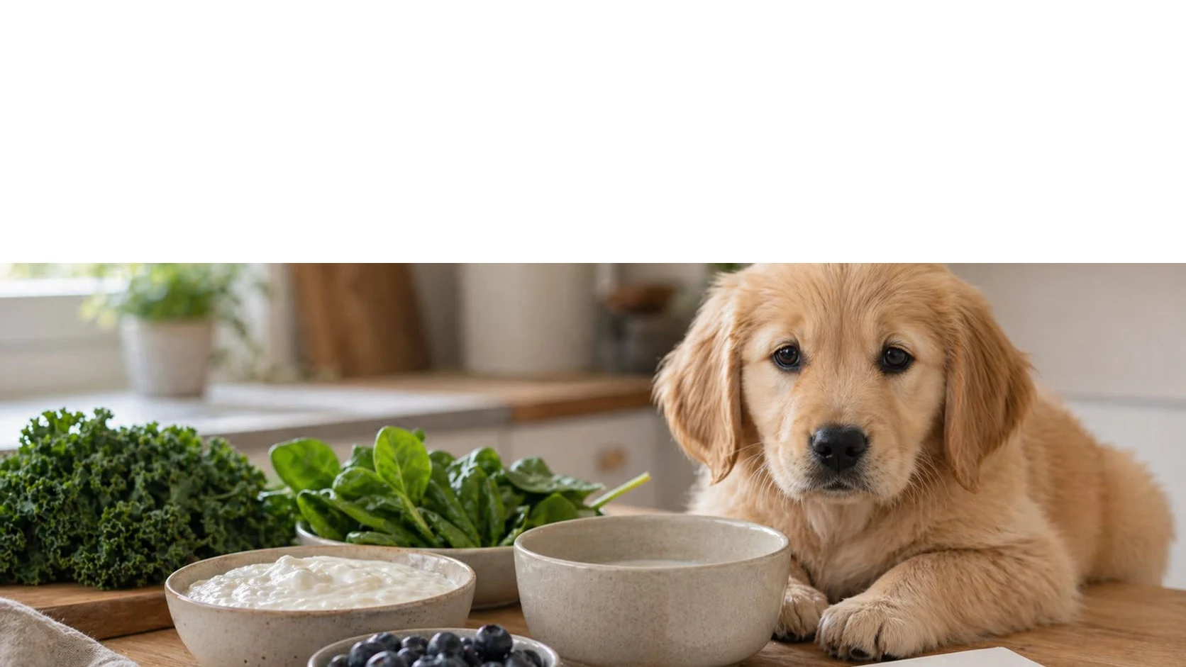 Illustrative puppy nutrition photograph
