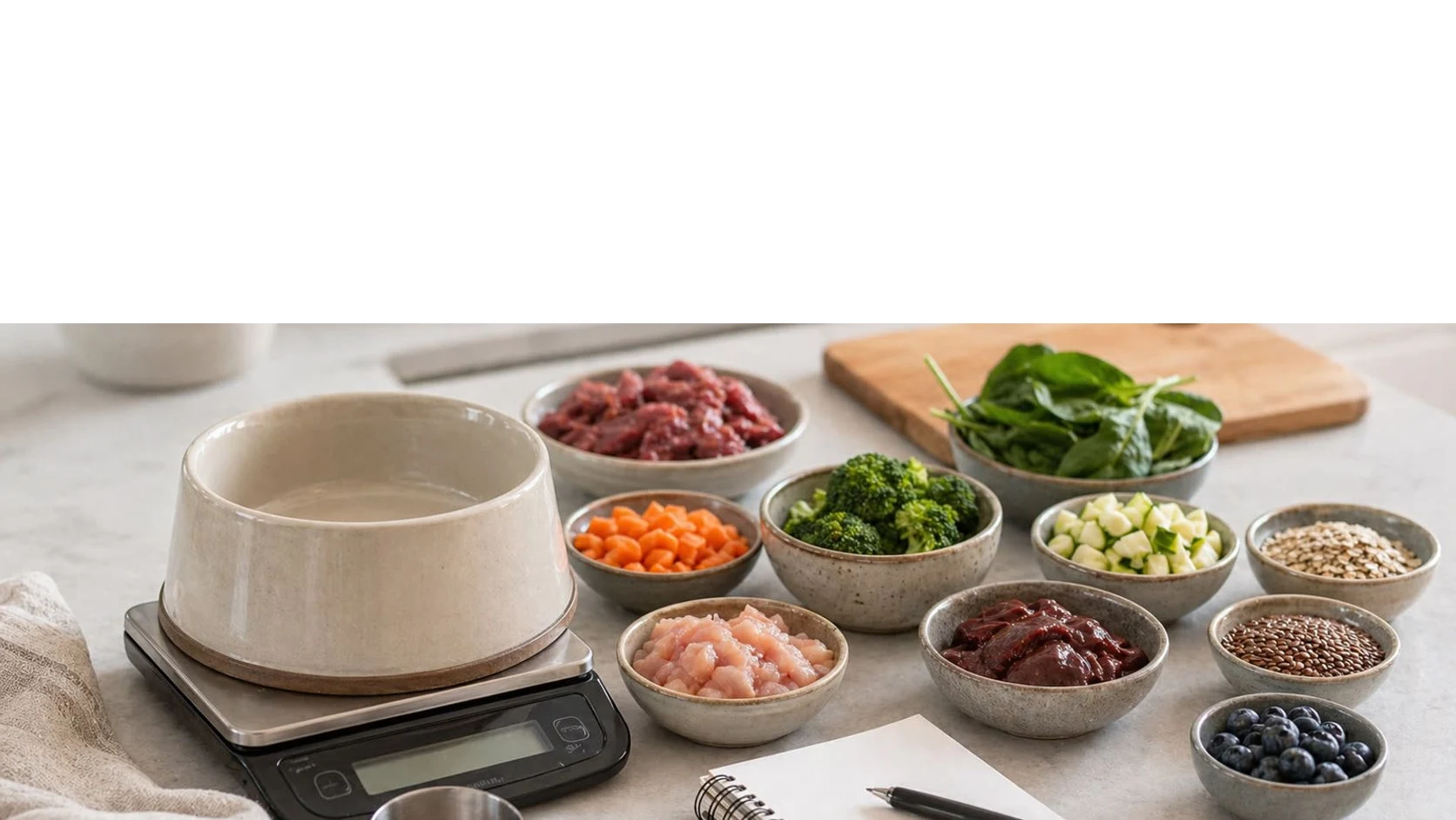 Illustrative dog nutrition photograph
