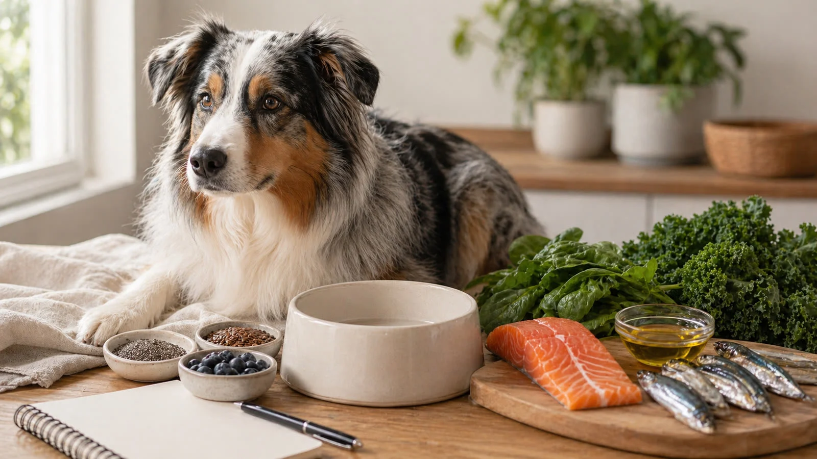 Illustrative dog nutrition and wellbeing photograph